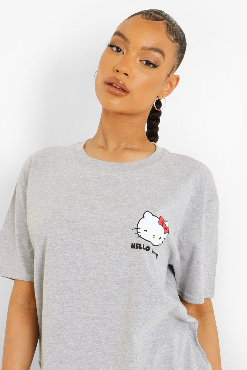 T shirt oversize officiel Hello Kitty boohoo